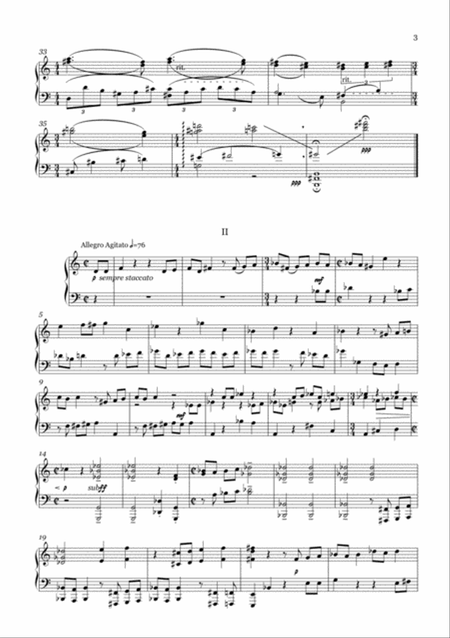 Bareness of Life Piano Solo scores gallery preview page 3