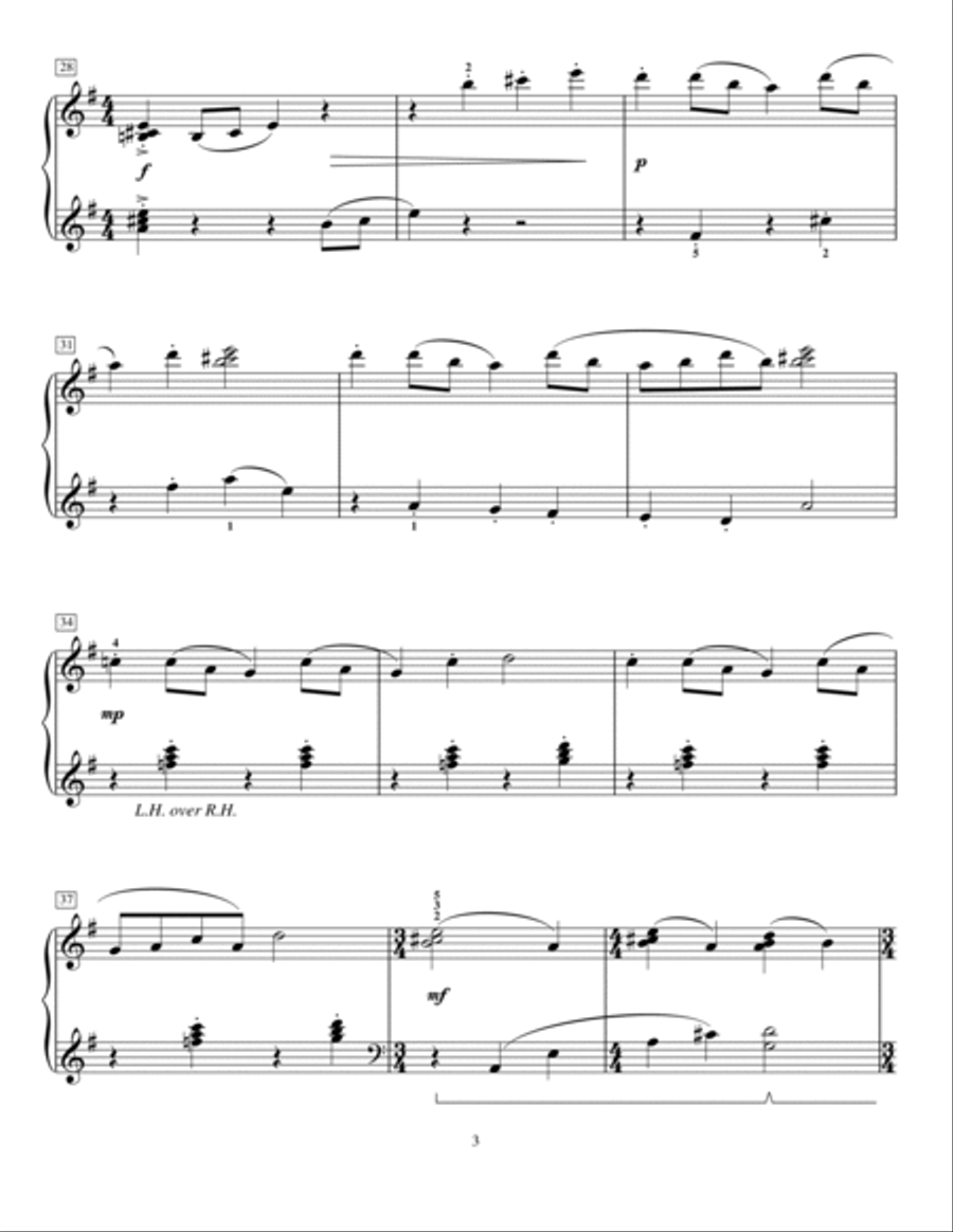 Daffodil Caprice Piano Method scores gallery preview page 3
