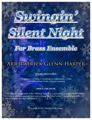 Swingin' Silent Night - for Brass Ensemble
