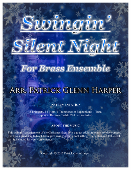 Swingin' Silent Night - for Brass Ensemble image number null