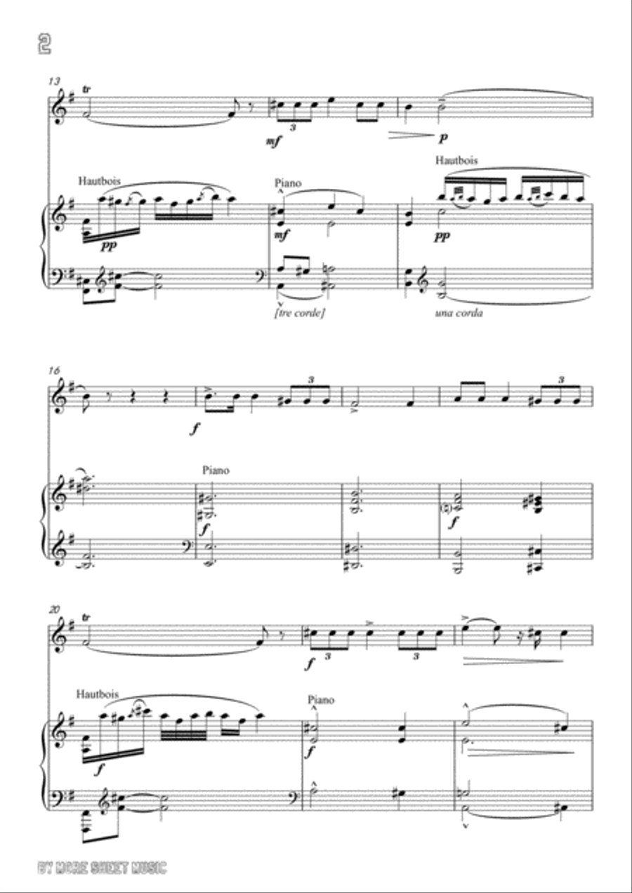Lalo-Chant breton, for Violin and Piano Violin Solo scores gallery preview page 4