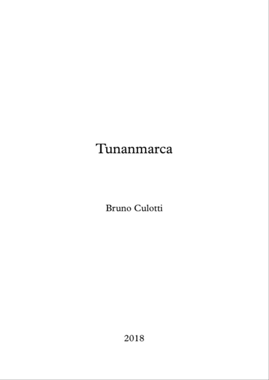 Tunanmarca Small Ensemble scores gallery preview page 1