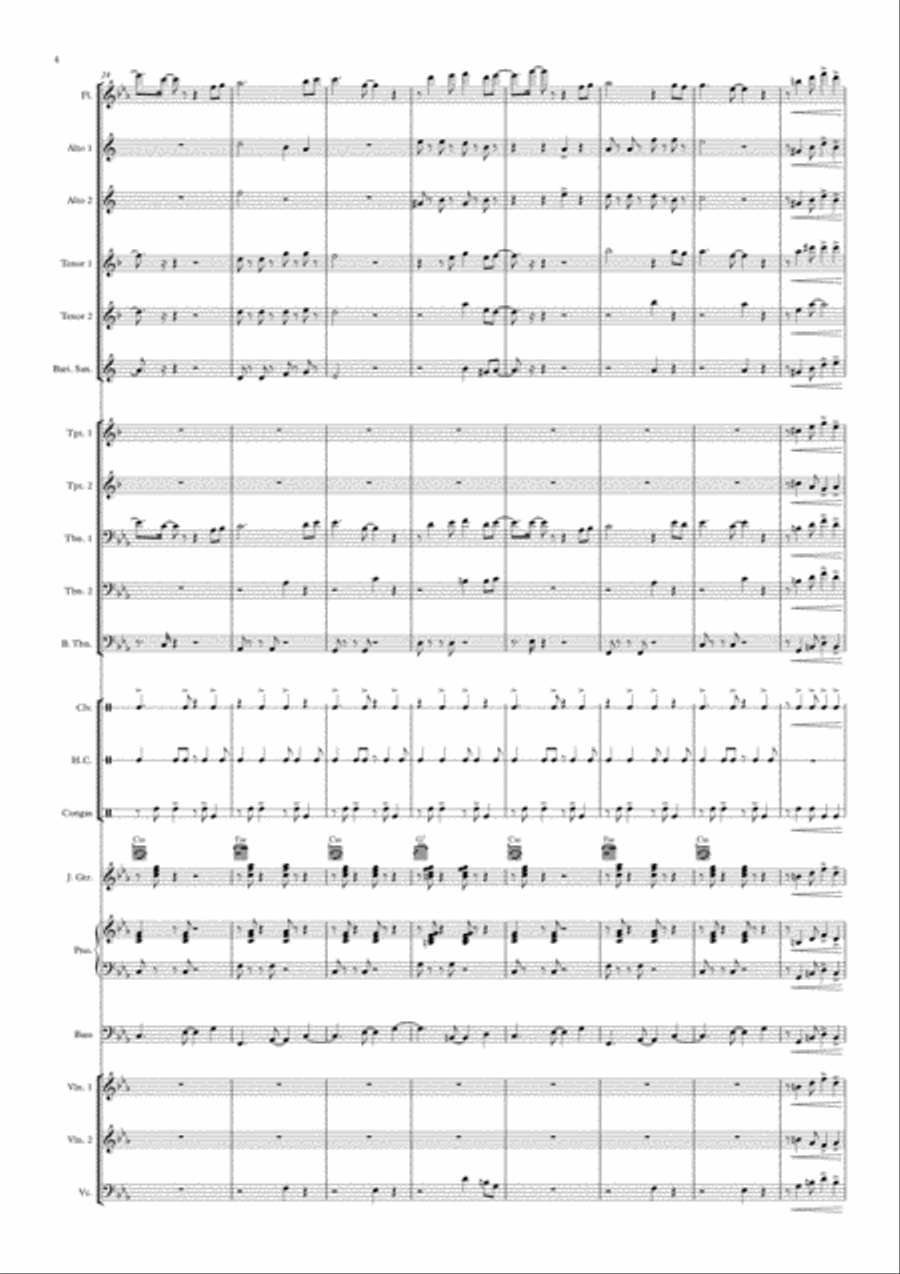 Sucre y Santander Concert Band scores gallery preview page 4