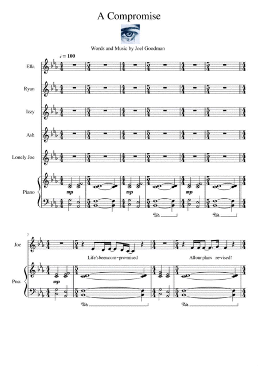 A Compromise Piano scores gallery preview page 1