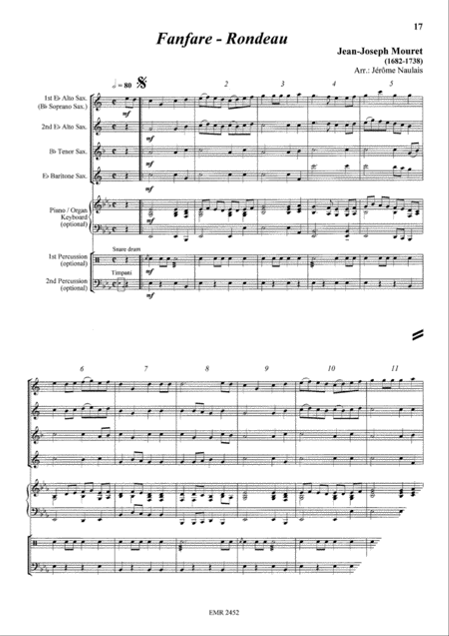Album Volume 2 Saxophone Ensemble scores gallery preview page 7
