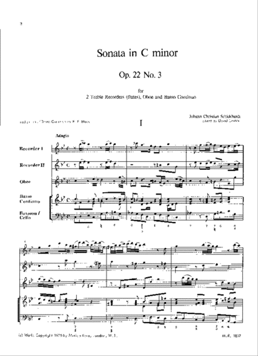 Sonatas Op. 22 String Quartet scores gallery preview page 2