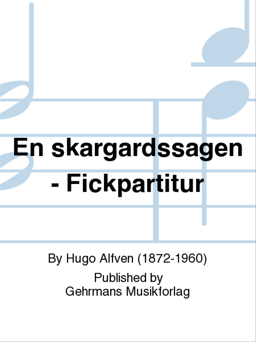 En skargardssagen - Fickpartitur Orchestra scores gallery preview page 1