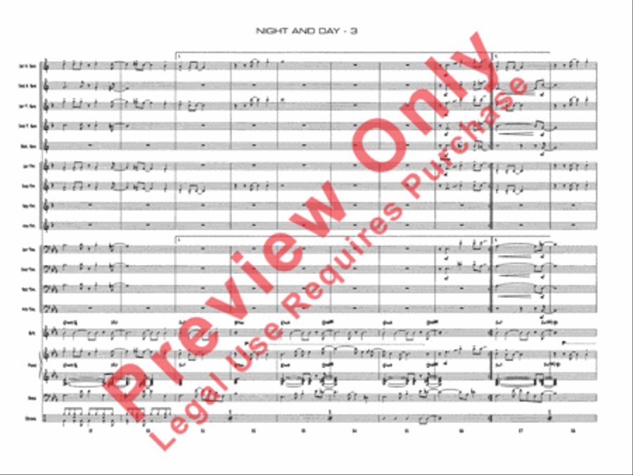 Night and Day Jazz Ensemble scores gallery preview page 6