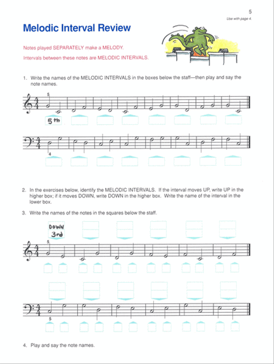 Alfred's Basic Piano Course Notespeller, Level 1B Piano Method scores gallery preview page 2