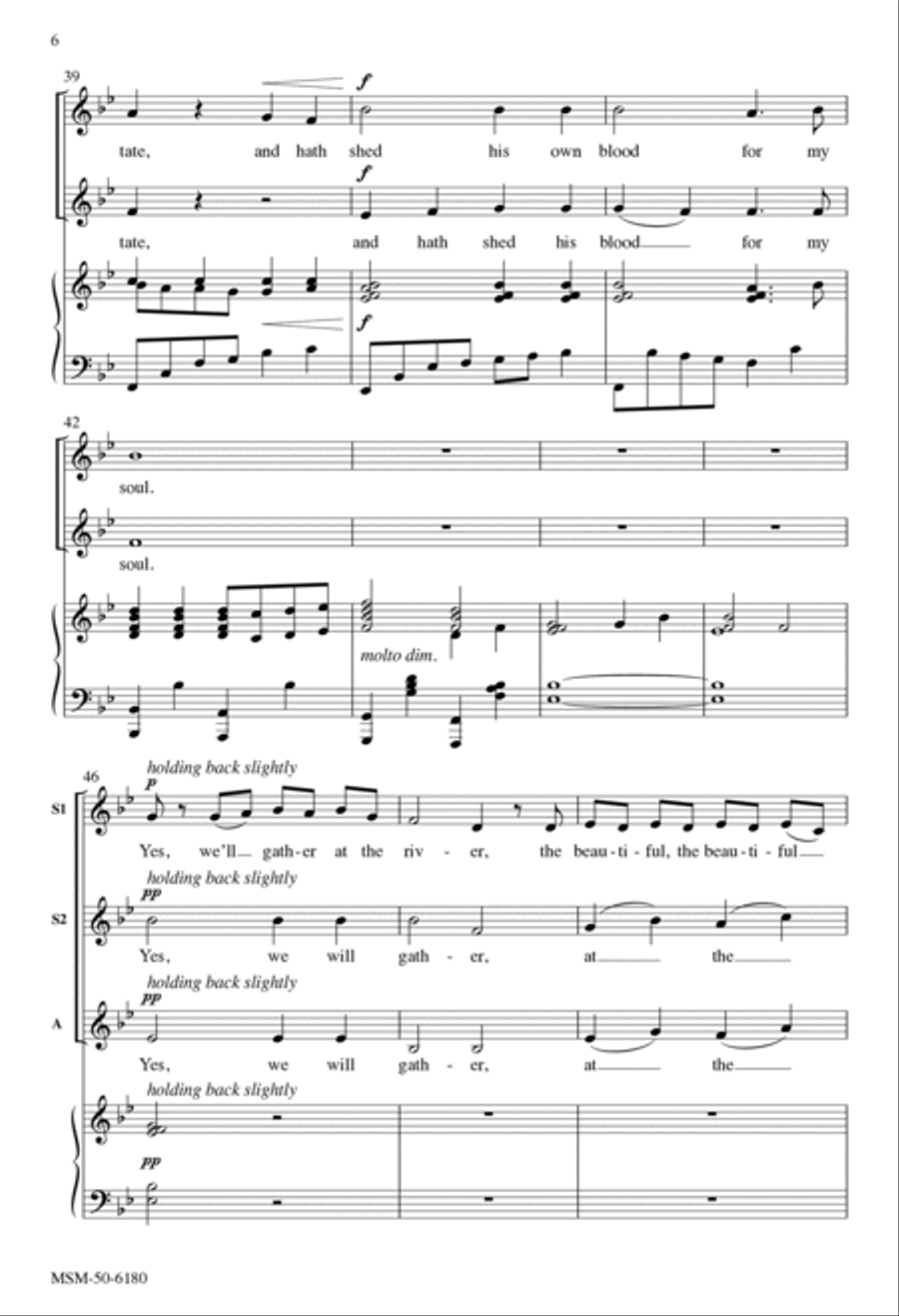 Gather at the River Gather at the River SSA scores gallery preview page 6