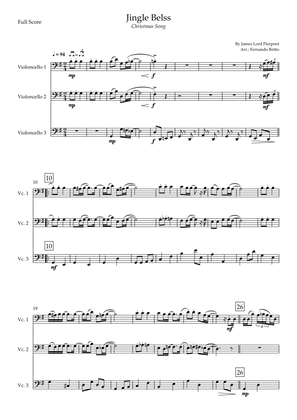 Jingle Bells - Jazz Version (Christmas Song) for Cello Trio