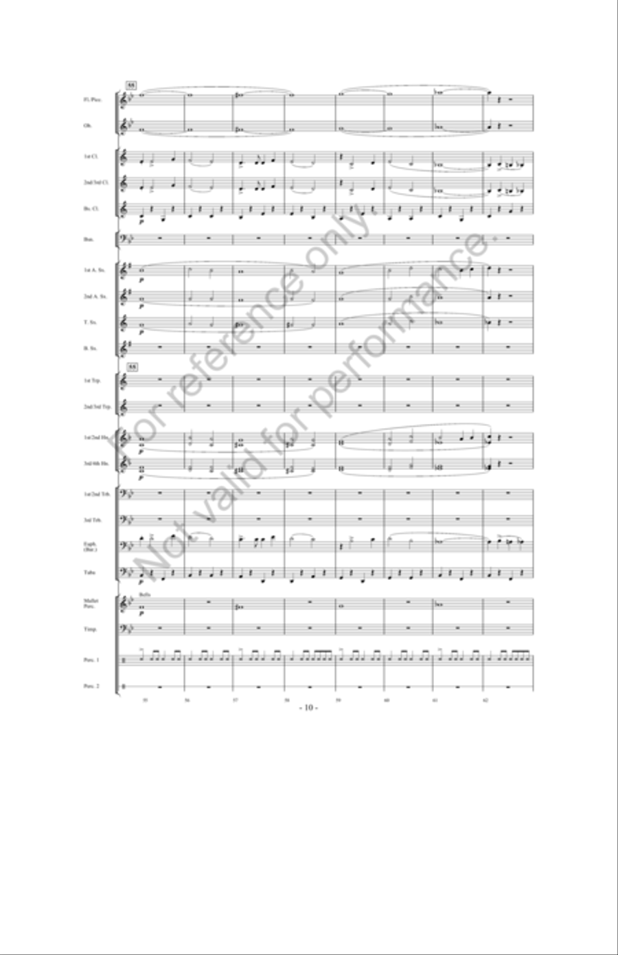 March Jubilee Concert Band scores gallery preview page 9