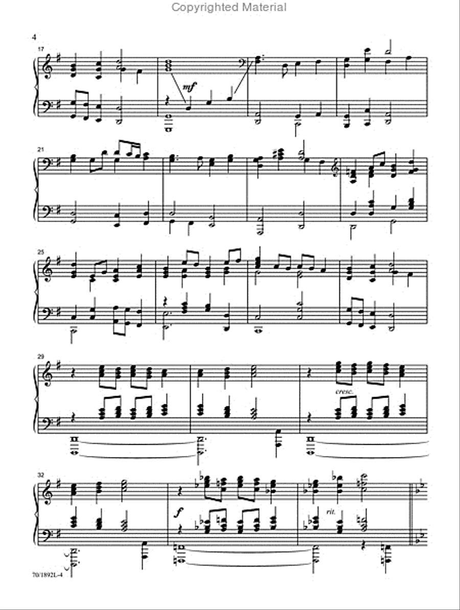 Hymn Tunes Great and Small Piano Solo scores gallery preview page 3