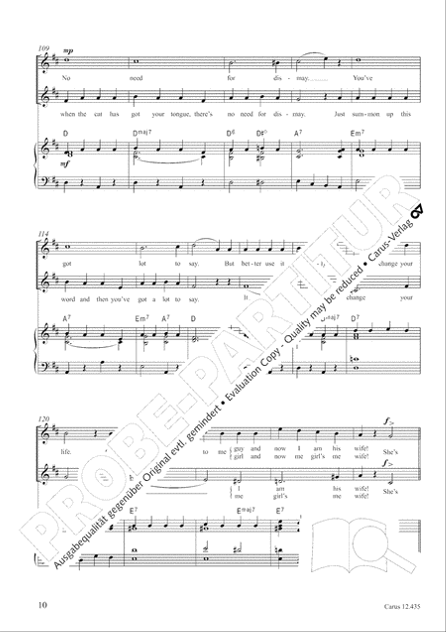 Songs from Disney films (Mary Poppins / The little Mermaid / Tangled). chorissimo! MOVIE vol. 3 Choir scores gallery preview page 11