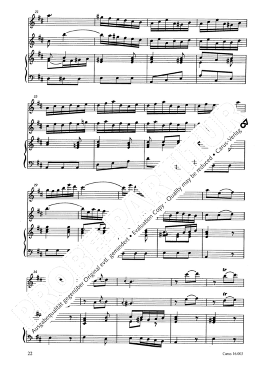 Trio Sonata in D major (Triosonate in D)