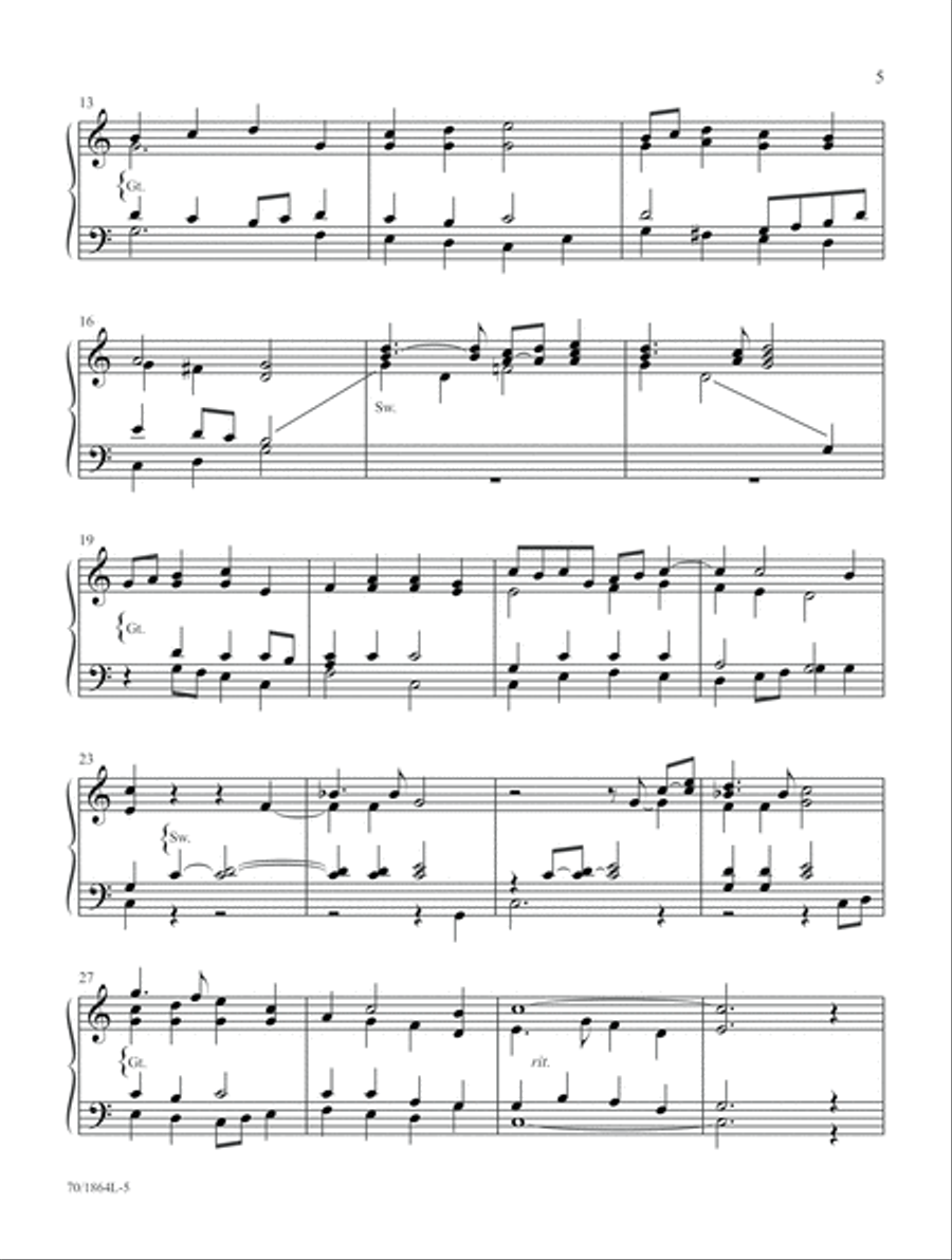 Through Darkness to Light Eternal Organ scores gallery preview page 5