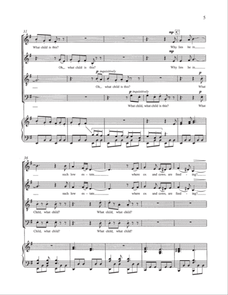 Rejoice! (SATB Version) 4-Part scores gallery preview page 5