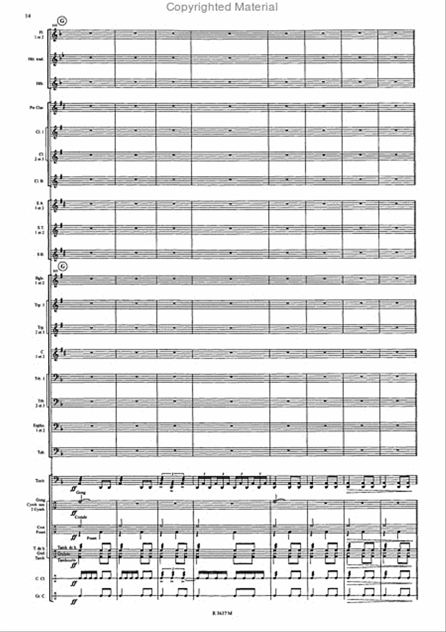 Ambaixadora Contrabandistas Concert Band scores gallery preview page 15