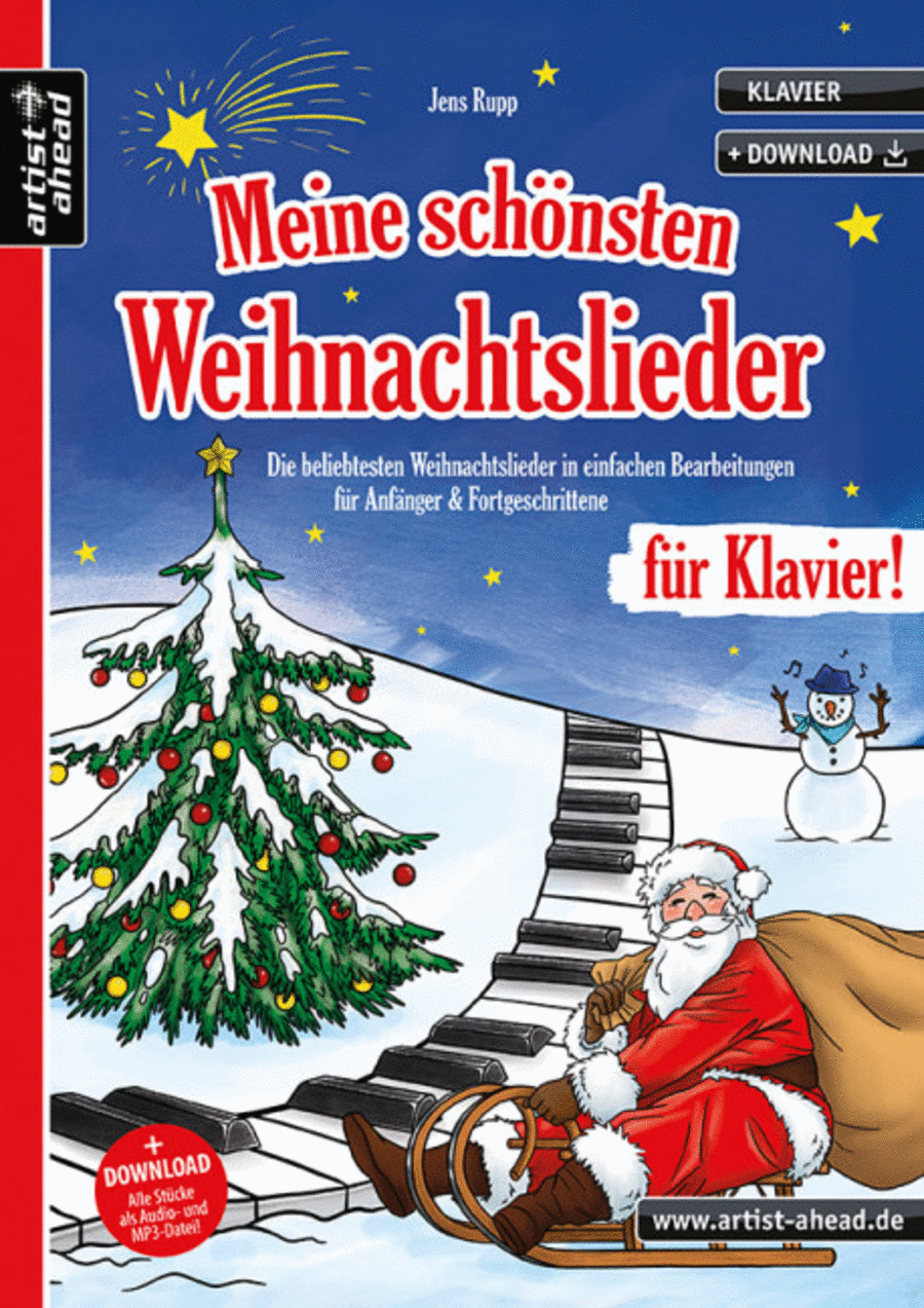 Meine schönsten Weihnachtslieder für Klavier! Piano scores gallery preview page 1