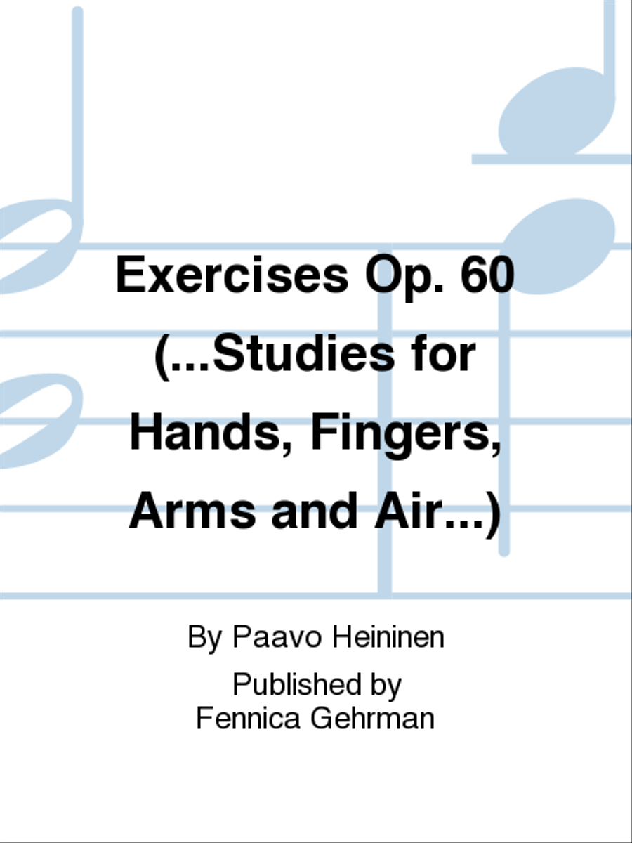Exercises Op. 60 (...Studies for Hands, Fingers, Arms and Air...) Accordion scores gallery preview page 1