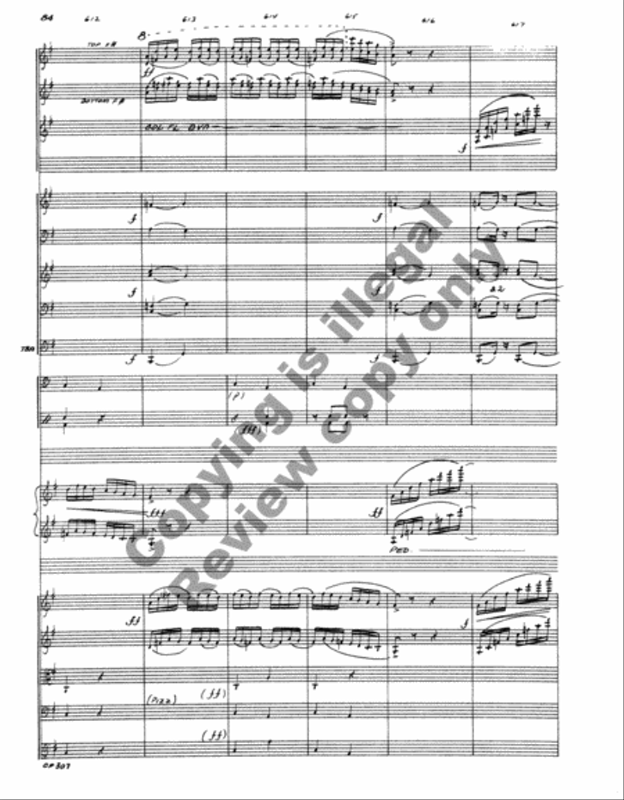 Variations on a Theme of Shostakovich (Orchesta Score) Full Orchestra scores gallery preview page 175