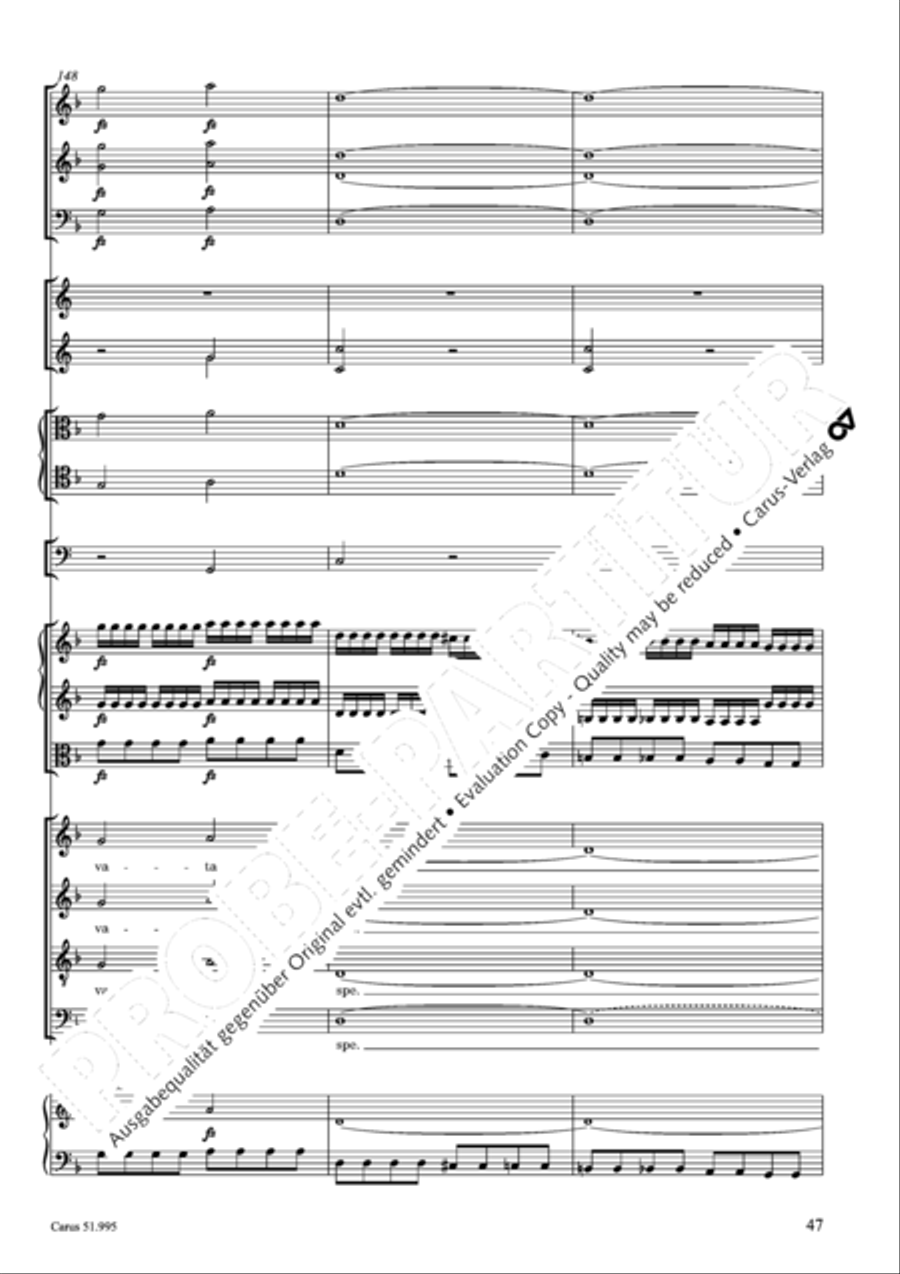 Insanae et vanae curae 4-Part scores gallery preview page 48