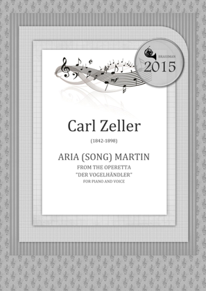 ARIA (SONG) MARTIN from the operetta "Der Vogelhändler" piano and voice