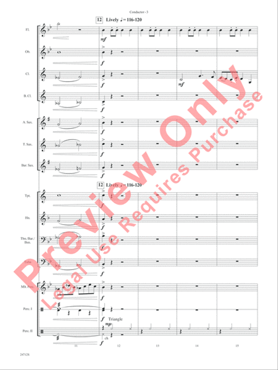Chrysalis Concert Band scores gallery preview page 6