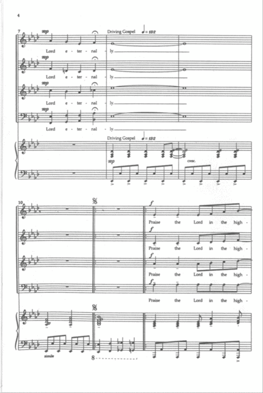 Worthy to Be Praised! Worthy to Be Praised! 4-Part scores gallery preview page 3
