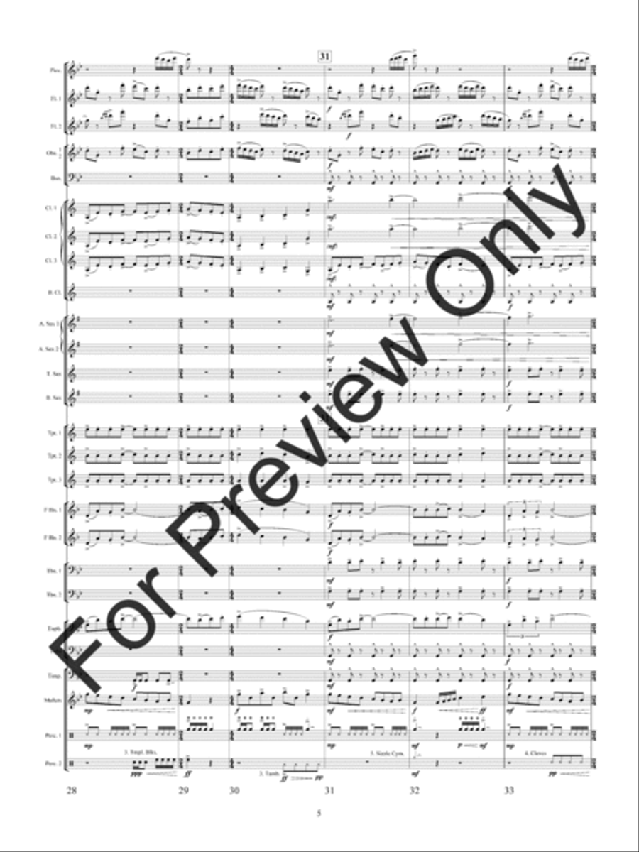 Spitfire Concert Band scores gallery preview page 8