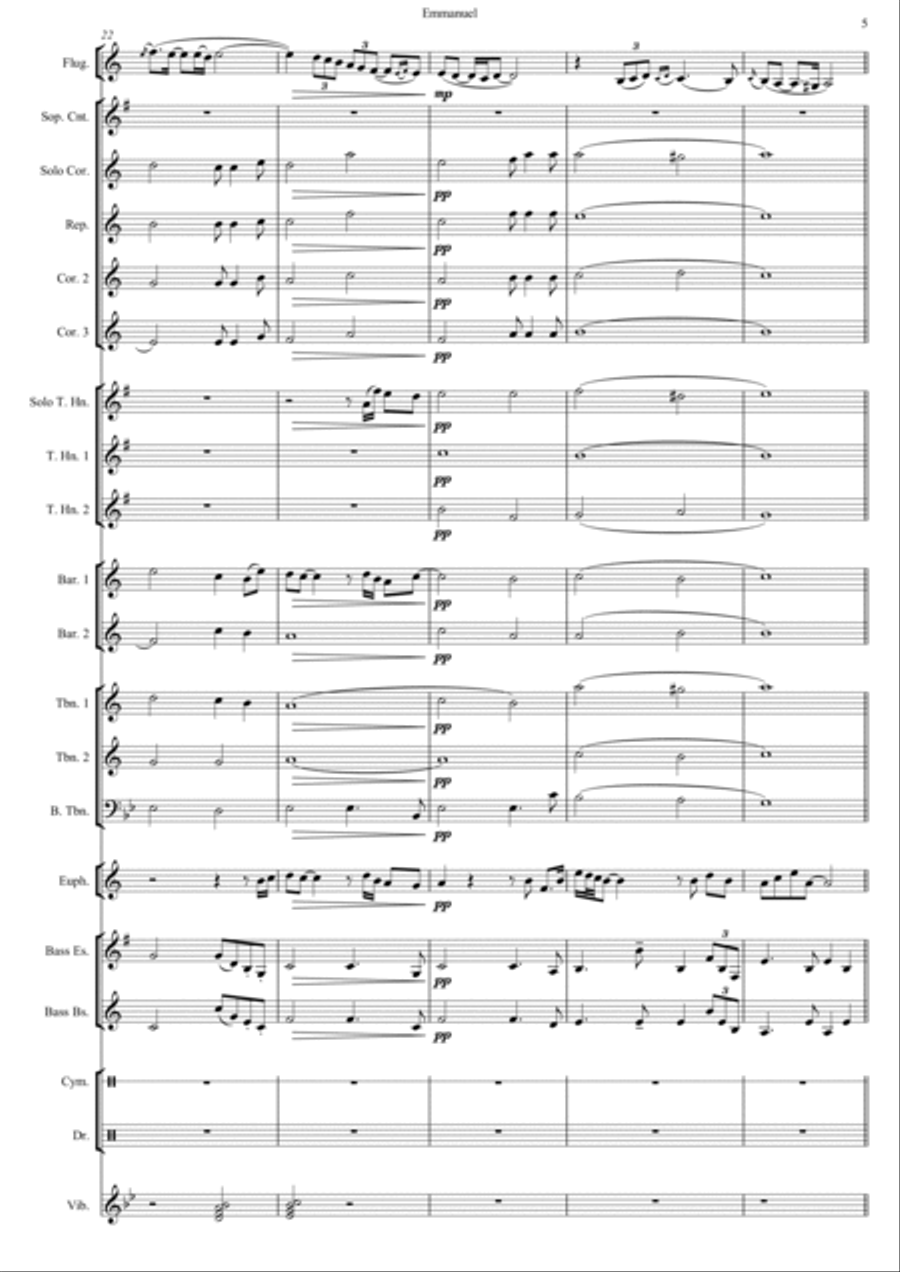 EMMANUEL Brass Band scores gallery preview page 5