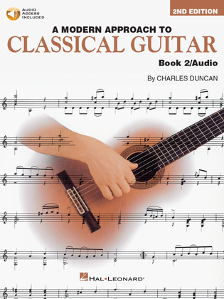 Book cover for A Modern Approach to Classical Guitar – 2nd Edition