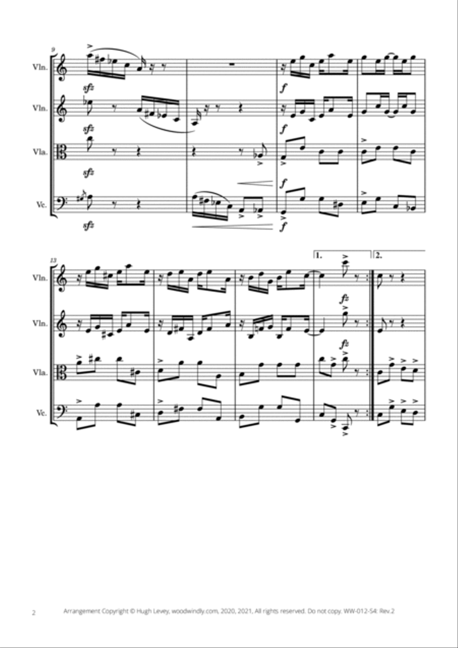 Scarecrow Rag - Will Morrison - String Quartet String Quartet scores gallery preview page 4