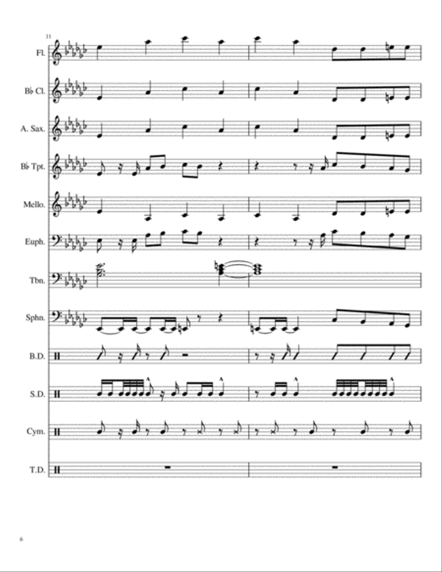 Thotiana Large Ensemble scores gallery preview page 6