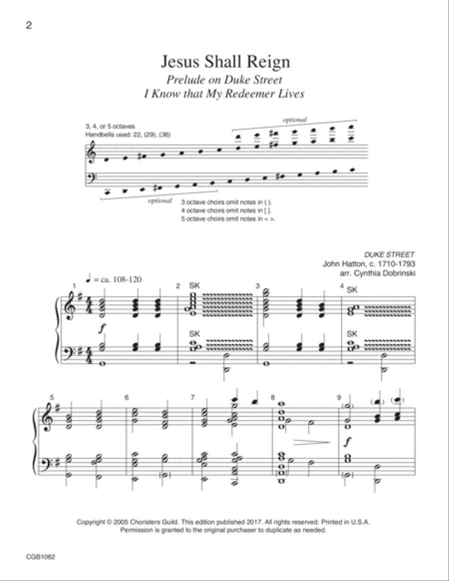Spring Ring! (3-5 octaves) Reproducible music for handbells or handchimes 5-Octaves scores gallery preview page 2