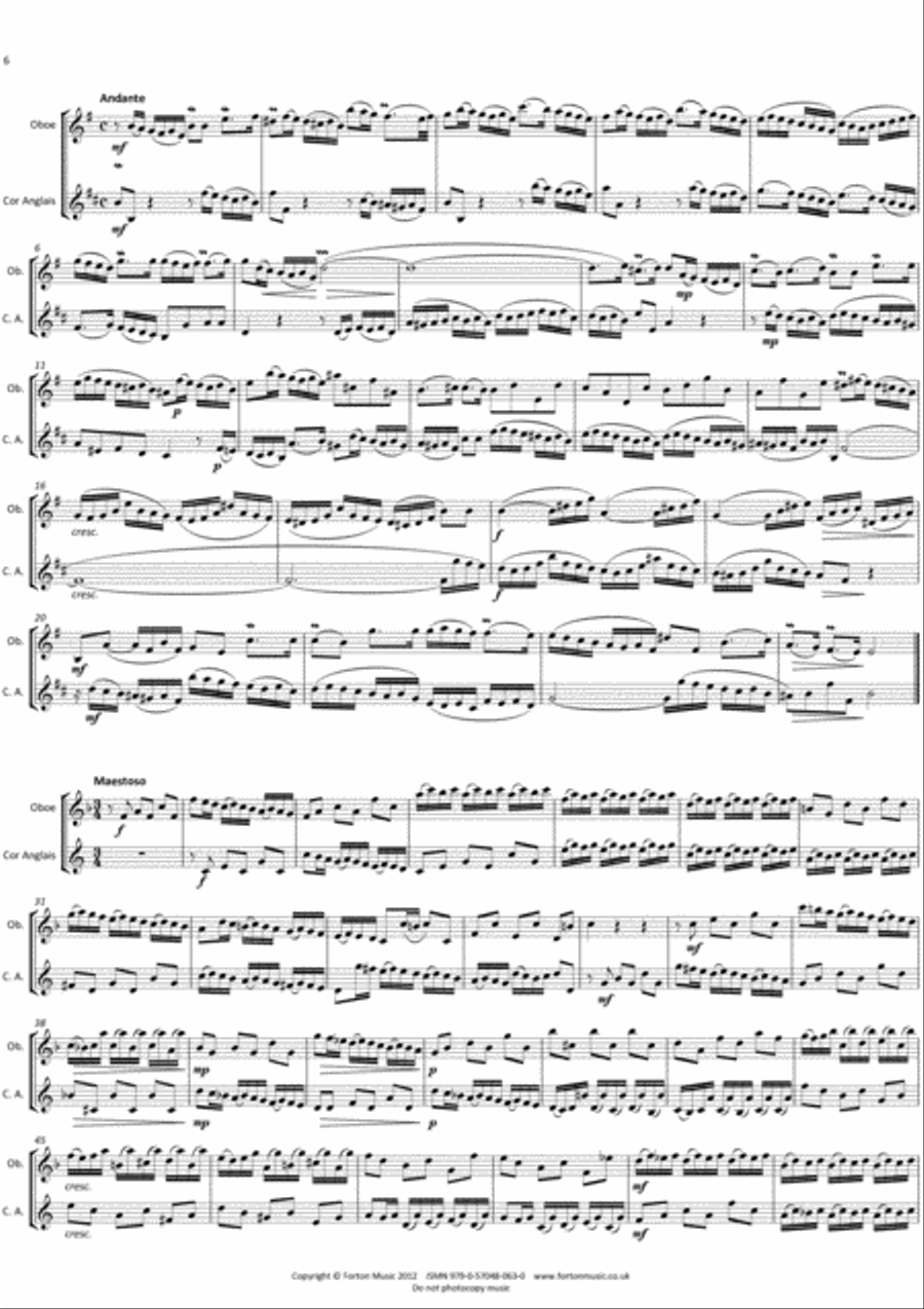 15 Inventions Woodwind Duet scores gallery preview page 6