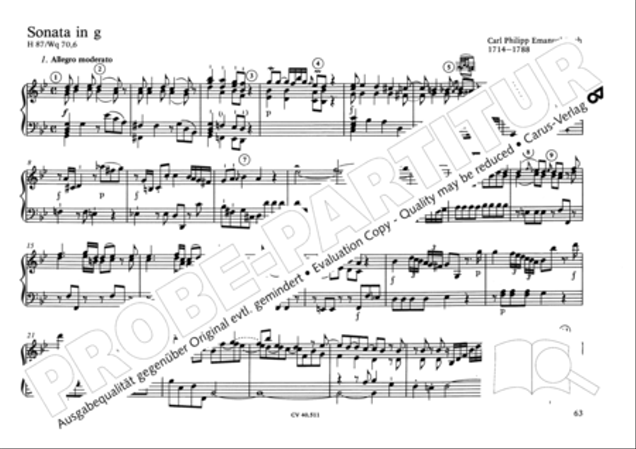 Orgelwerke des 16.-18. Jahrhunderts Piano scores gallery preview page 70