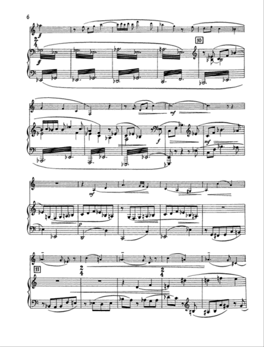Sonata in Bb B-Flat Clarinet scores gallery preview page 6