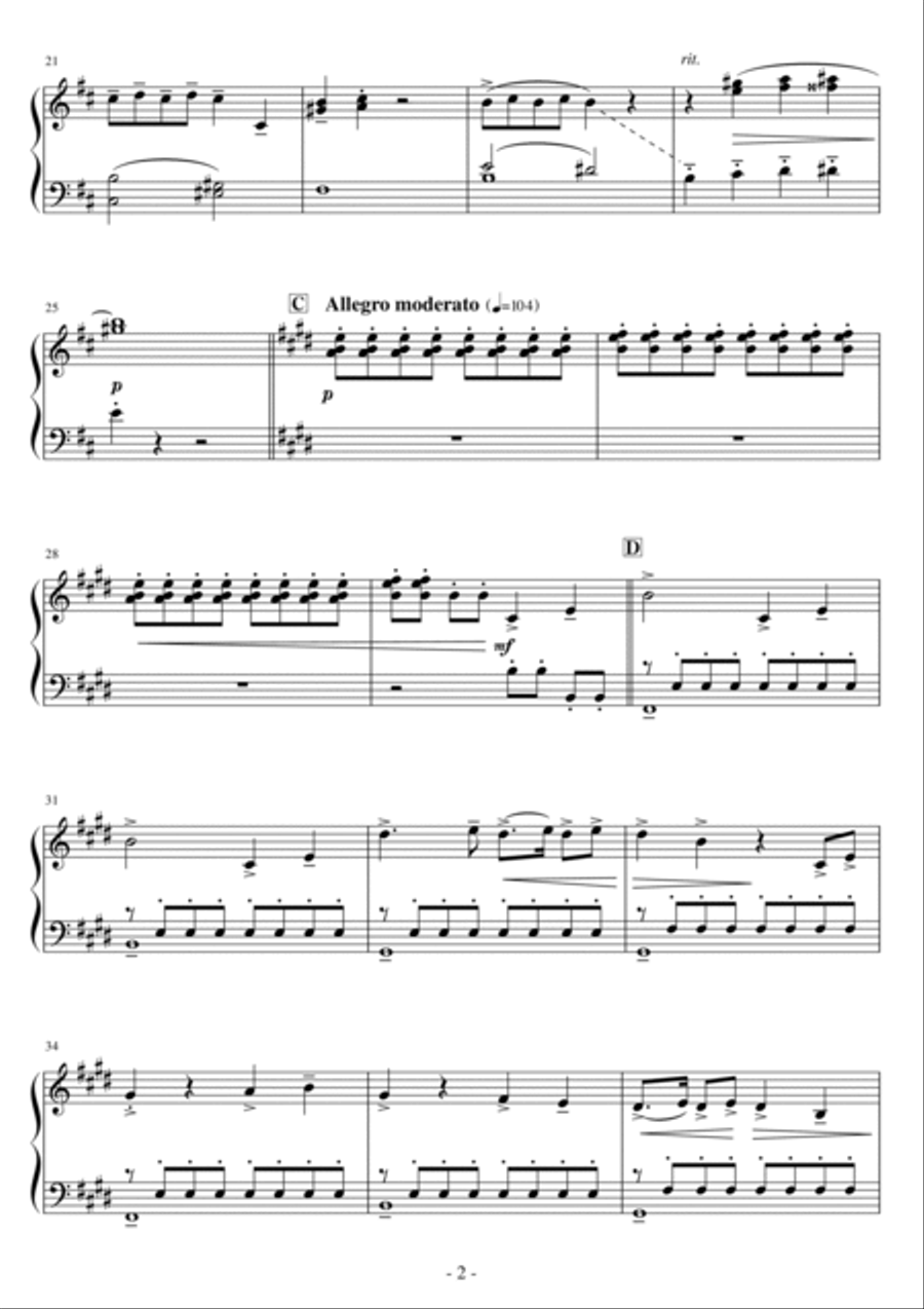 Pure Imagination Easy Piano scores gallery preview page 2
