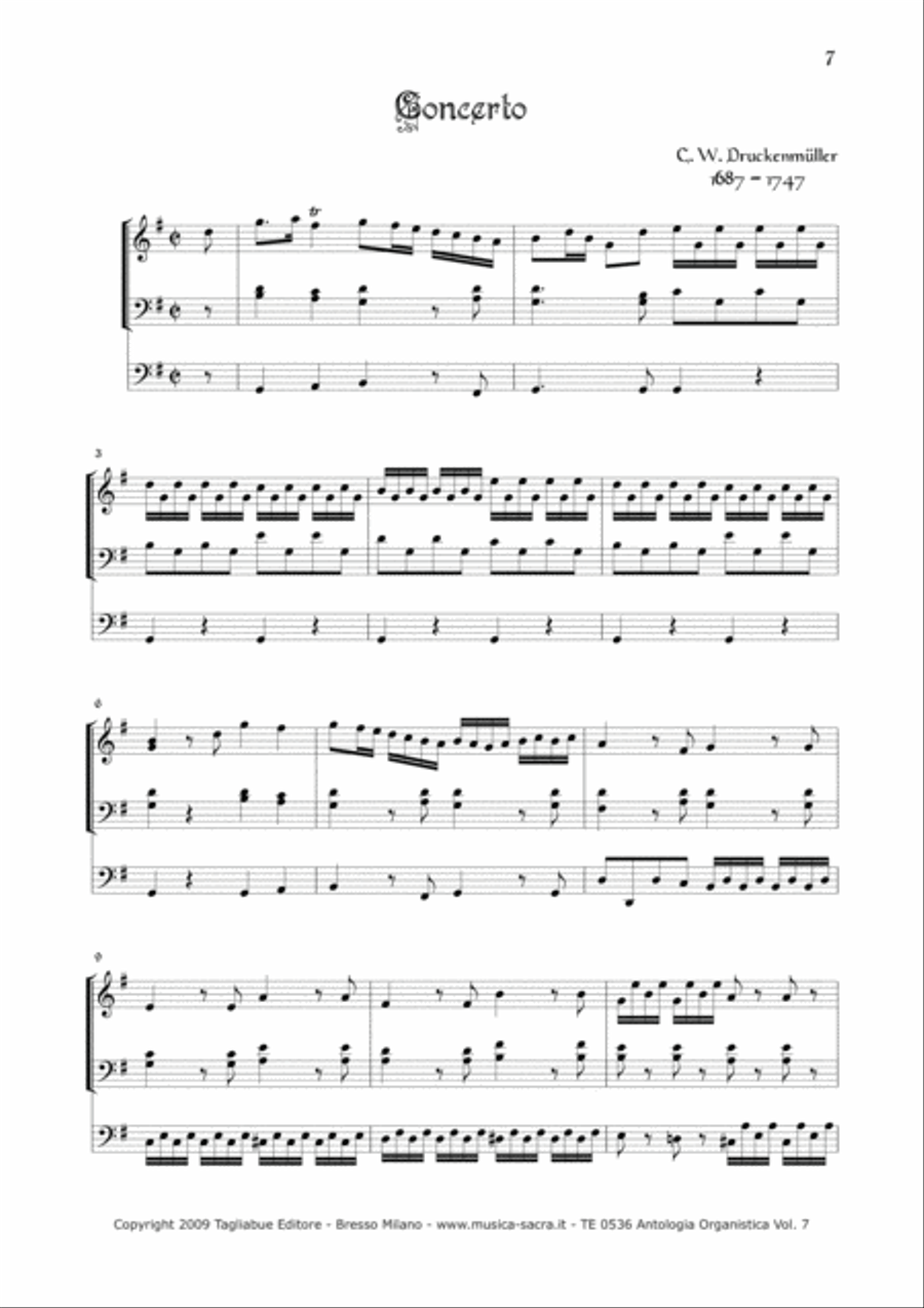 ANTHOLOGY OF ORGAN MASTERPIECES - 7th Volume (of 10) - look at the list of songs inside Organ Solo scores gallery preview page 5