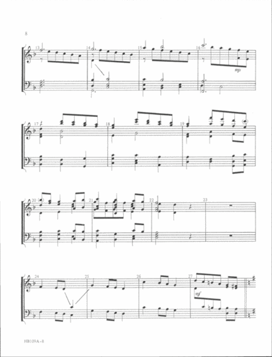 Two for Two by Two for Christmas II - handbell part 5-Octaves scores gallery preview page 5