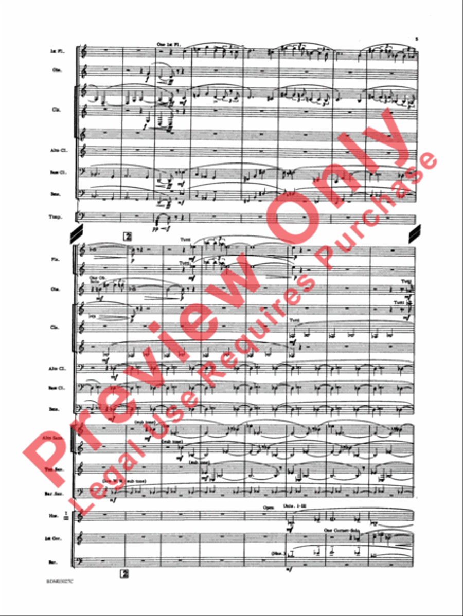 La Fiesta Mexicana Concert Band scores gallery preview page 8