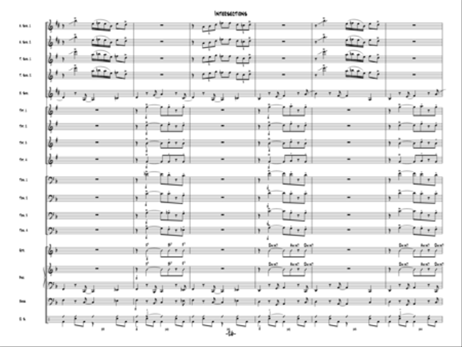 Intersections Jazz Ensemble scores gallery preview page 25
