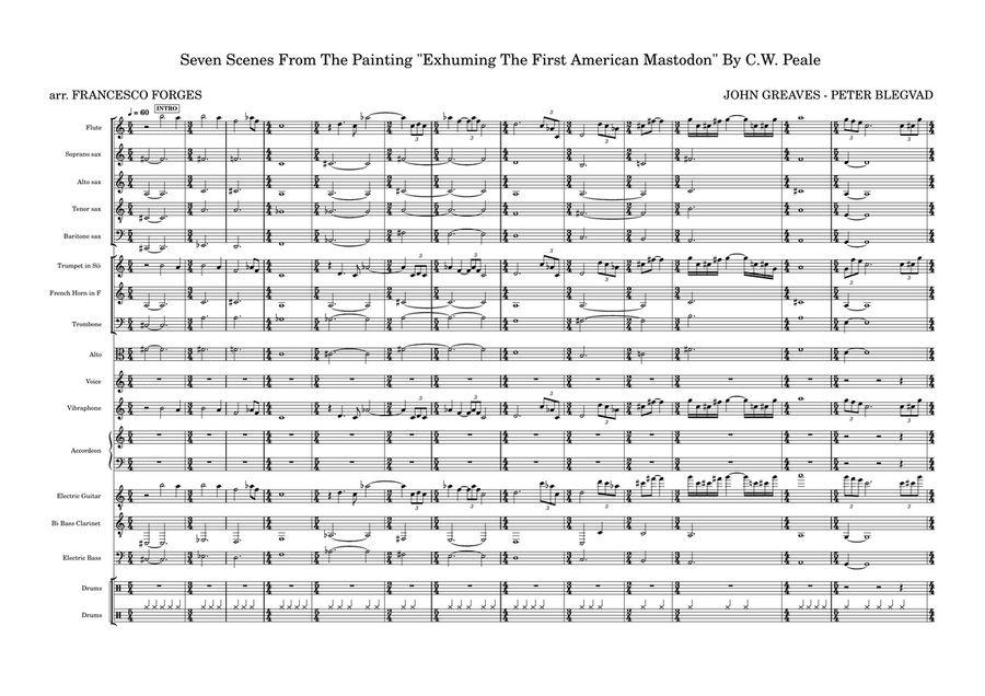 Seven Scenes From The Painting Etc. - Score Only