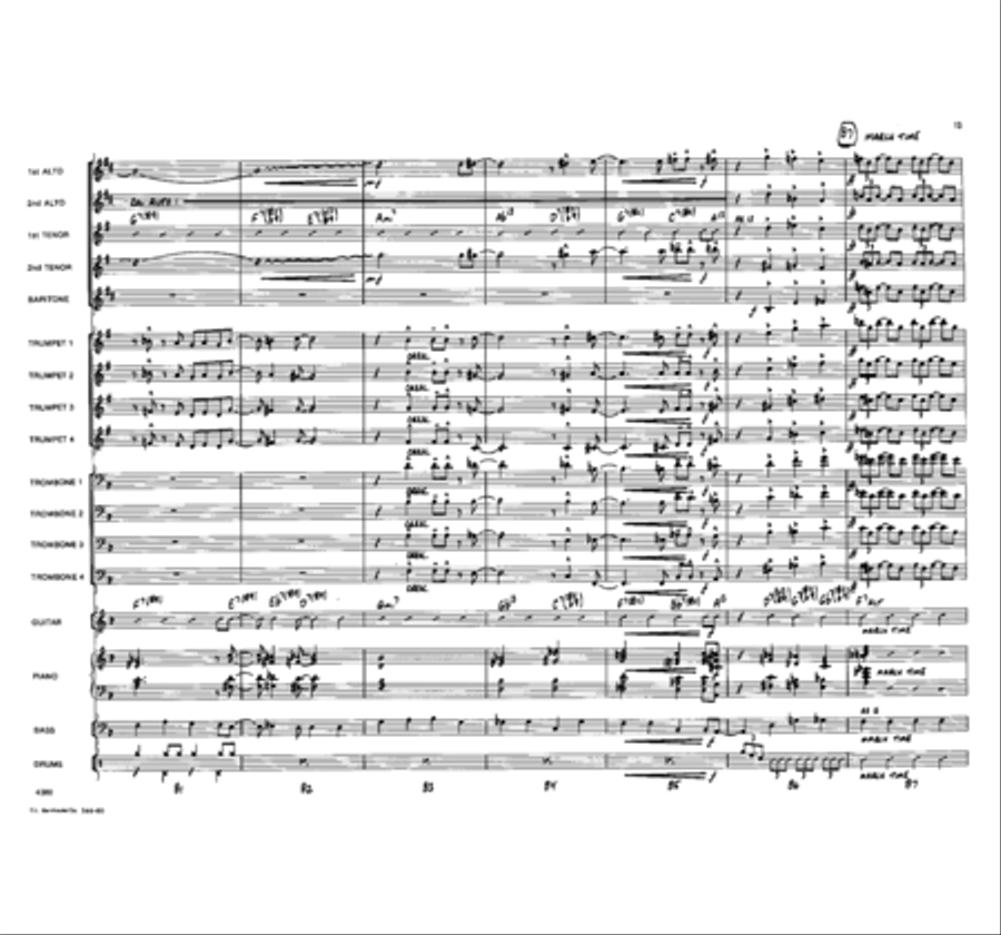 Duke It Out! Jazz Ensemble scores gallery preview page 12