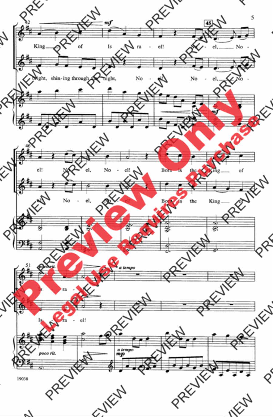 Minuet Noel 2-Part scores gallery preview page 5