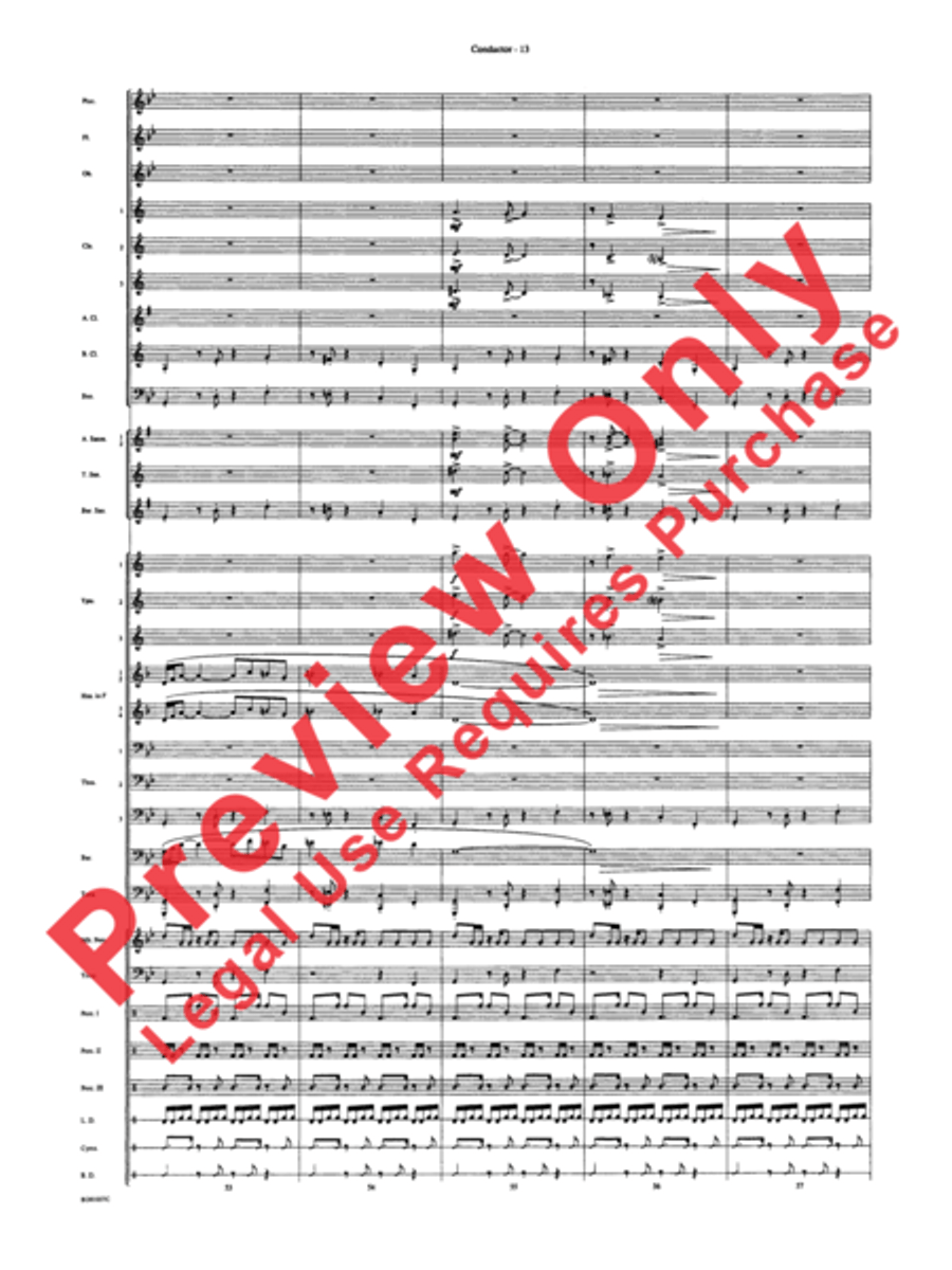 Africa: Ceremony, Song, and Ritual Concert Band scores gallery preview page 16