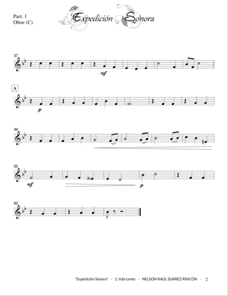 EXPEDICIÓN SONORA (parts - Flex Band) Concert Band scores gallery preview page 4