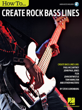 Book cover for How to Create Rock Bass Lines