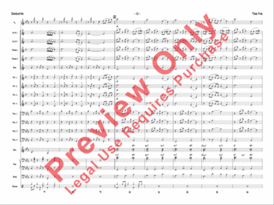 Take Five Jazz Ensemble scores gallery preview page 14